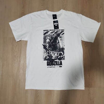 Huf x Kosuke Kawamura Godzilla T Shirt White Short Sleeve Collab M-image