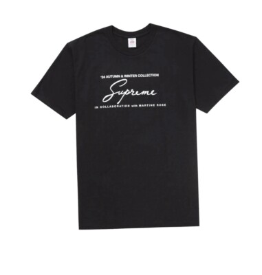 In-hand Supreme Martine Rose Tee Black Size: XL-image