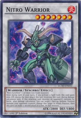 Nitro Warrior - LC5D-EN032 - Common - 1st Edition Near Mint Legendary Collection-image