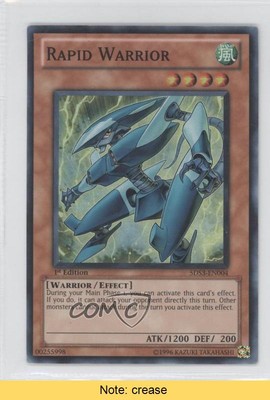 2010 Yu-Gi-Oh! 5D's Duelist Toolbox 1st Edition Rapid Warrior READ 0l2-image
