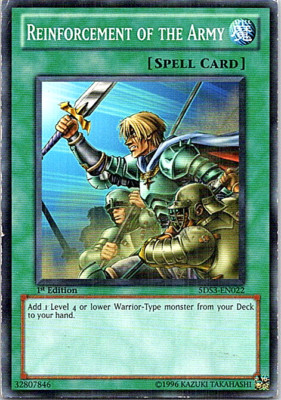 Reinforcement Of The Army 5DS3-EN022 Yu-Gi-Oh! Heavy Play 1st Edition-image