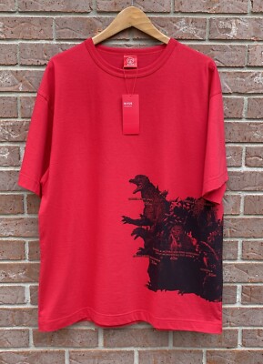 Godzilla OJICO Collaboration All Star Relaxed Fit Shirt Red Men’s Large Japan-image