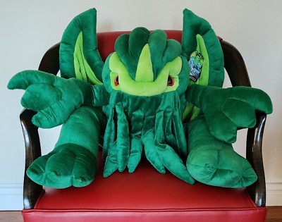Giant Cthulhu Toy Vault Plush Vintage 2005 - w/tag and certification letter-rare-image