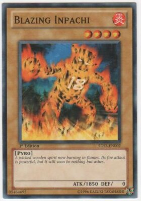 Blazing Inpachi - 5DS3-EN002 - Common - 1st Edition x1 - Moderately Played-image