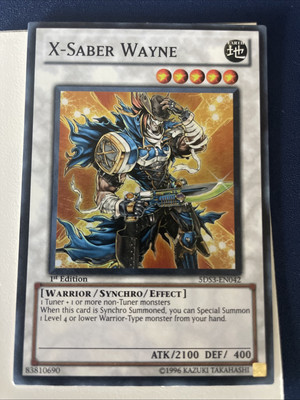 Yu Gi Oh “X-Saber Wayne” Foil - Starter Deck Duelist Toolbox 1st Ed 5D53-EN042-image
