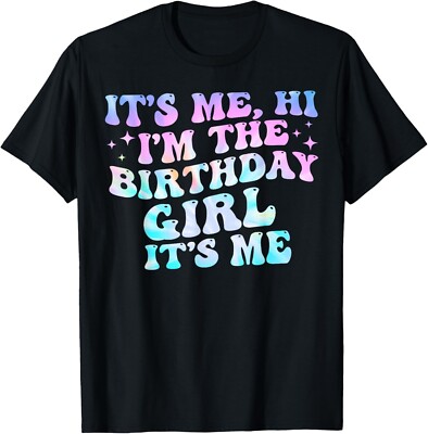 It's Me Hi I'm Birthday Girl It's Me Groovy For Girls Women T-Shirt-image