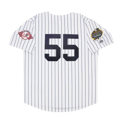 Hideki Matsui 2003 New York Yankees World Series White Home Men's Jersey (S-3XL)-image