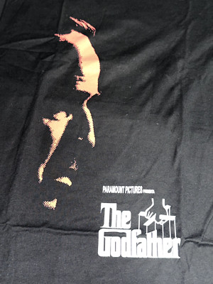 THE GODFATHER T-SHIRT BLACK MEN'S LARGE 42-44 MOVIE-image