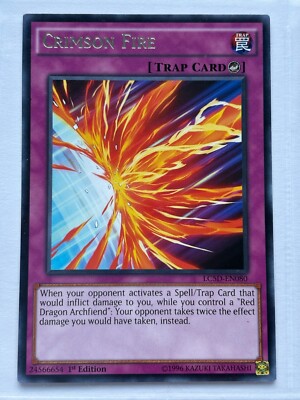 Yu-Gi-Oh Crimson Fire LC5D-EN080 Rare 1st Edition NM-image