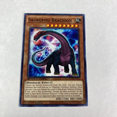 Yugioh Sauropod Brachion SGX4-ENC02  1st Edition Speed Duel Midterm Destruction-image