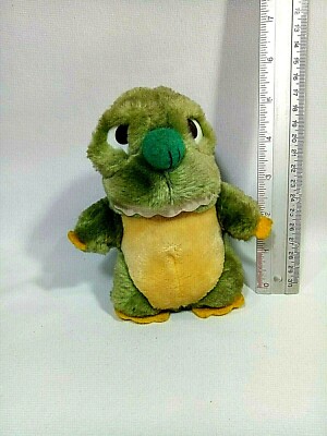 RARE Vintage Fuzzy Green GODZILLA 5.5