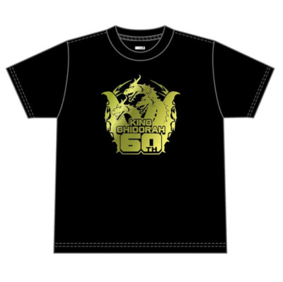 King Ghidorah 60th Anniversary T-Shirt Black TOHO Godzilla Store Japan Limited-image