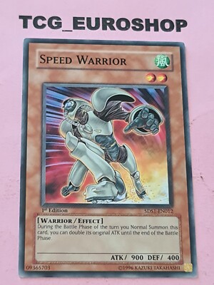 SPEED WARRIOR ■ YUGIOH ■ 5DS1 ■ 2008 ■ COMMON ■ 1st ED ■ NM ■ #27/13-image