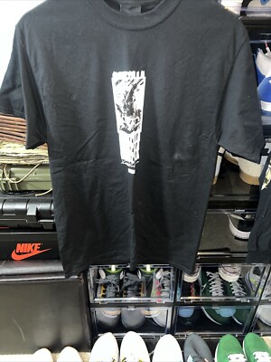 HUF Men's Godzilla Terror Short Sleeve T Shirt Crew Black TS02041 Medium-image