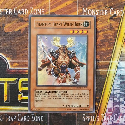 1x Phantom Beast Wild-Horn - Super Rare - GX02-EN002 - MP-image