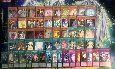 JADEN YUKI NEO-SPACIAN GLOW DARK FLARE COSMO NEOS RAINBOW DRAGON YUGIOH GX DECK-image