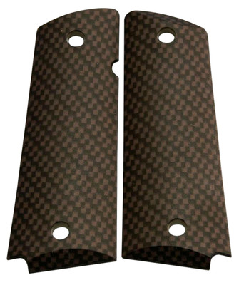 Carbon Fiber Design Full Size Government Commander 1911 Grips-image