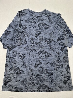 Vintage Rare 90s O’Neill All Over Print Surf Shirt Big Large Hawaii Ukulele B9-image