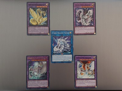 Yu-Gi-Oh! Set Of Cyber Dragon Extra Deck Monster Cards-image