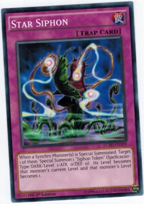 3 x Star Siphon - LC5D-EN109 - Common - 1st Edition Near Mint, English-image