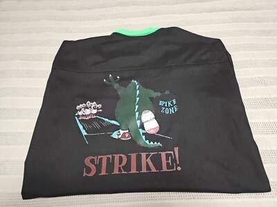 King Louie Kaiju Strike Zone (Godzilla) STRIKE! Lightweight Bowling Shirt SZ L-image