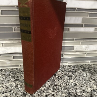 VTG 1935📚 The Story of America In Pictures Alan C. Collins Coffeetable Deco VG+-image