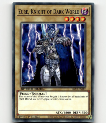 Yugioh Zure, Knight of Dark World Speed Duel GX: Duelists of Shadows-image