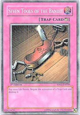Seven Tools Of The Bandit 5DS1-EN039 Yu-Gi-Oh! Light Play 1st Edition -image