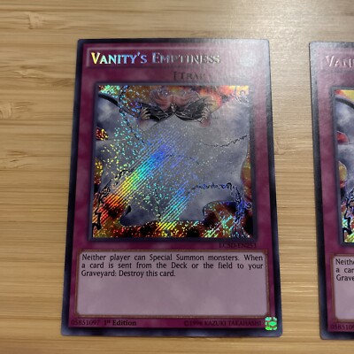 Yugioh 2014 Vanity’s Emptiness LC5D-EN253 Secret Rare 1st Ed NM-image