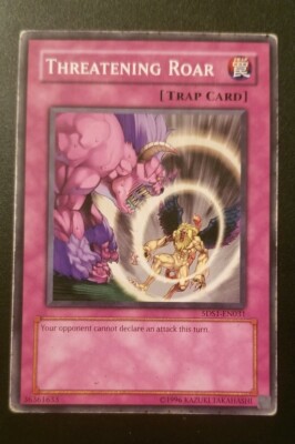 Threatening Roar - Yu-Gi-Oh! Normal Trap Card (5DS1-EN031) (Gently Used)-image