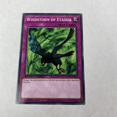Yugioh Windstorm Of Etaqua sgx3-ena20 Speed Duel GX Duelists of Shadows Common-image