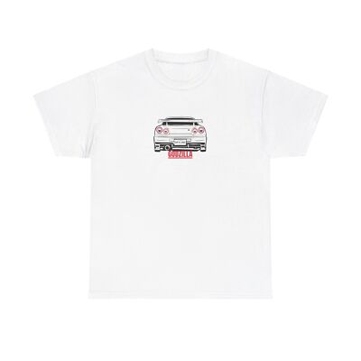 Nissan Skyline R34 Dedication T-shirt GODZILLA Tee-image