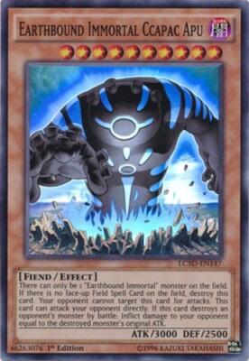 Earthbound Immortal Ccapac Apu - LC5D-EN147 - Super Rare - 1st Edition LP YuGiOh-image