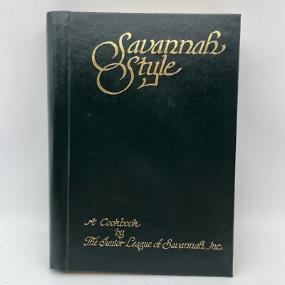 Savannah Style A Cookbook by The Junior League 1980 Hardcover 1st printing-image
