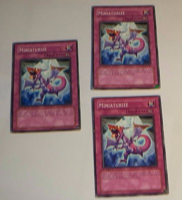 3X Miniaturize 5DS2-EN039 - Yugioh Yu Gi Oh! 3 Playset-image