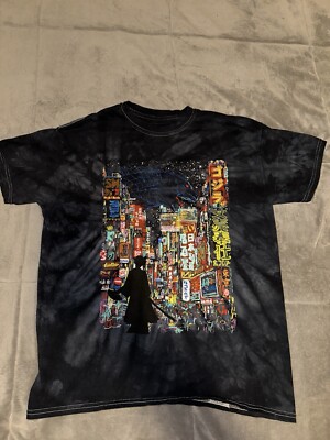 THREADLESS KAIJU CITY T SHIRT  S Japanese Monster Movie Gojira Kooky Love Anime-image