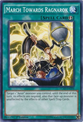 March Towards Ragnarok - LC5D-EN194 - Common - 1st Edition Near Mint Legendary C-image