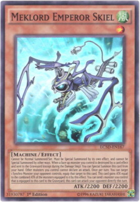 Yu-Gi-Oh Card - LC5D-EN167 - MEKLORD EMPEROR SKIEL (super rare holo) - NM/Mint-image