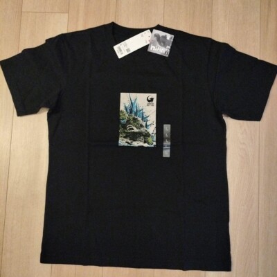 L(JPN) size UNIQLO Godzilla 70th Anniversary Minus One T-shirt Black from Japan-image