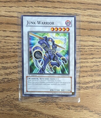 Yu-Gi-Uh Junk Warrior #5DS2-EN042 5D's Starter Deck 2009 TCG LP-image