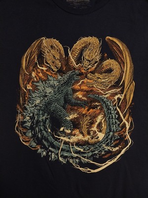 Godzilla King Of The Monsters Legendary Lootwear Lootcrate T-shirt King Ghidorah-image