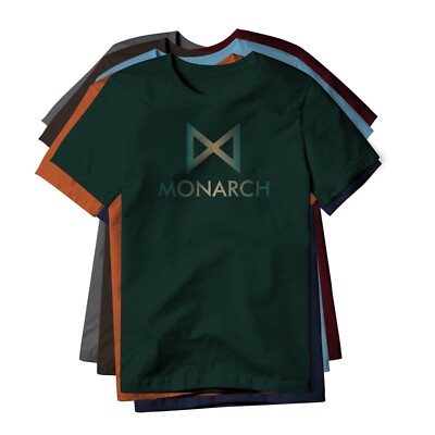 Monarch Logo (Gradient) : Godzilla and Kong MonsterVerse, Classic Cotton Tee-image