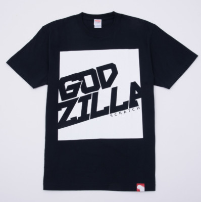 GODZILLA SCRATCH T-shirt Dark Navy Godzilla Store Limited TOHO JP Monster Kaiju-image