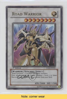 2009 Yu-Gi-Oh! 5D's 2 Starter Deck 1st Edition Road Warrior #5DS2-EN041 READ 5ya-image