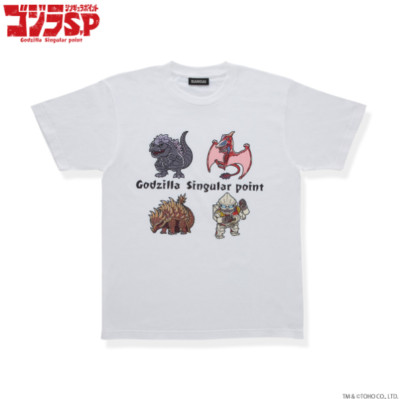 Godzilla Singular Point Deformed Pattern T-shirt TOHO Godzilla Store Japan Kaiju-image