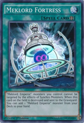 Meklord Fortress - LC5D-EN173 - Super Rare - 1st Edition Near Mint Legendary Col-image