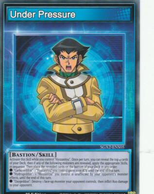 YUGIOH CARD UNDER PRESSURE SGX2-ENS05 1ST EDITION COMMUN-image
