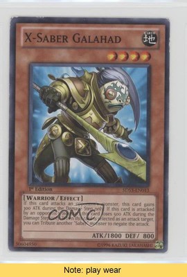 2010 Yu-Gi-Oh! 5D's Duelist Toolbox 1st Edition X-Saber Galahad READ 5e6-image
