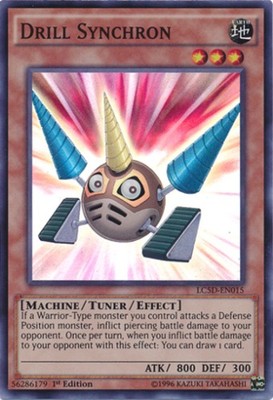 Yugioh! LP Drill Synchron - LC5D-EN015 - Super Rare - 1st Edition Lightly Played-image