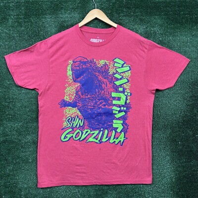 Godzilla red T-shirt in size XL-image